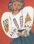 Henri Matisse The Romanian Blouse (mk35) oil painting